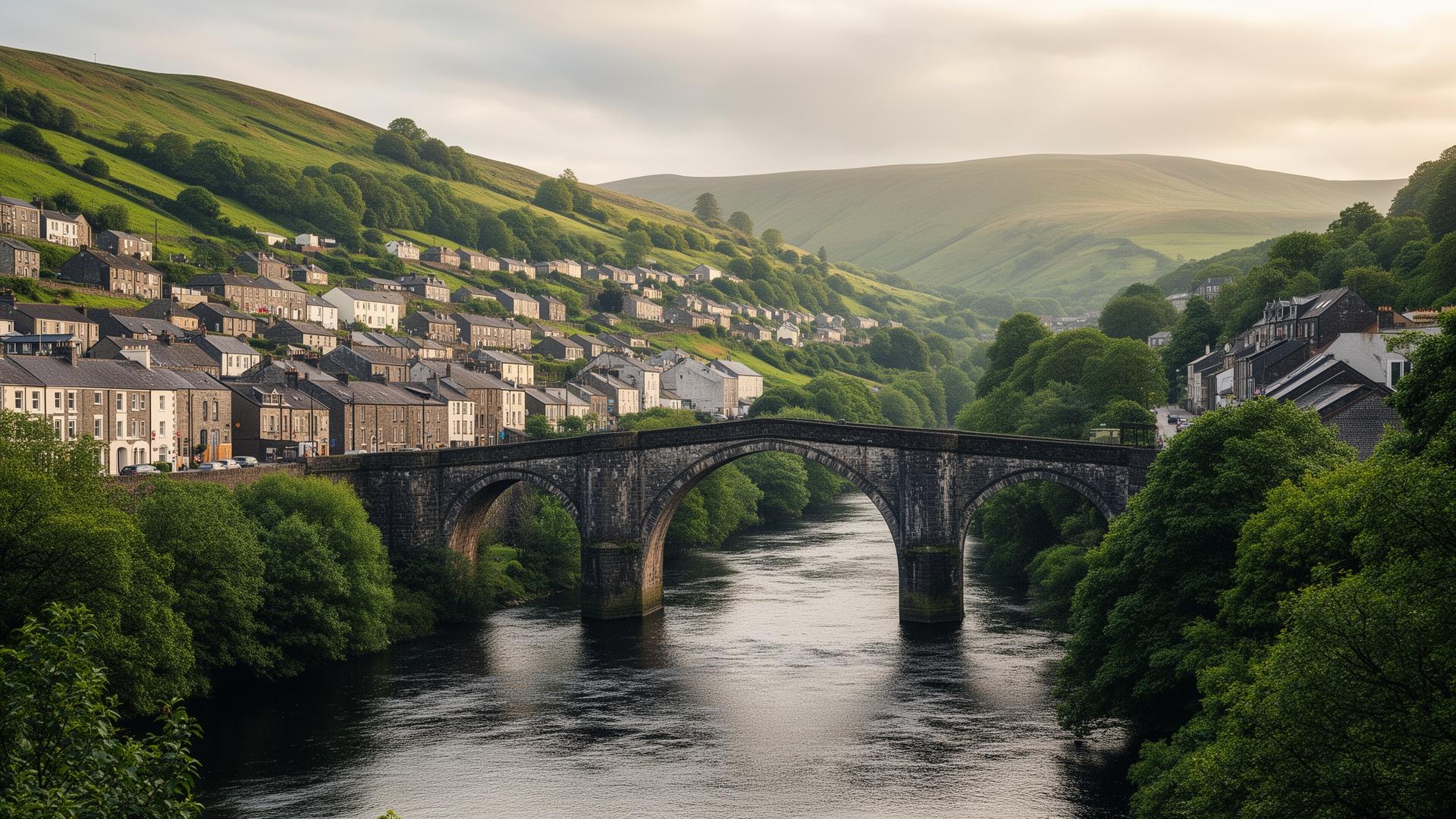 Pontypridd, South Wales, area served by KSC Carpets